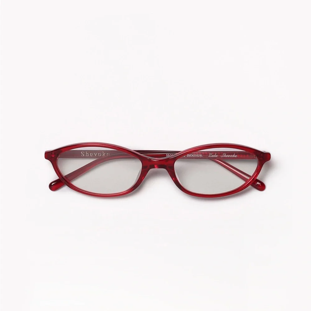 Shevoke red maroon cherry Zulu blue light glasses - Picture 9 of 10